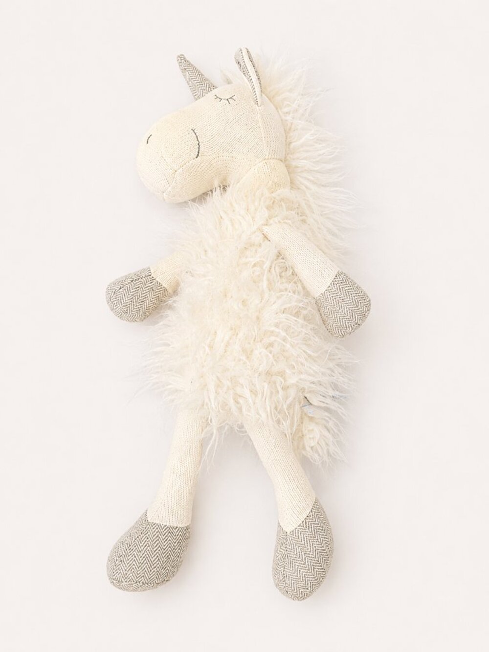 RH Baby & Child Plush Unicorn 24" Cream Stuffed Animal